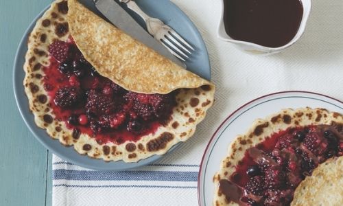 Chocolate Berry Crêpes